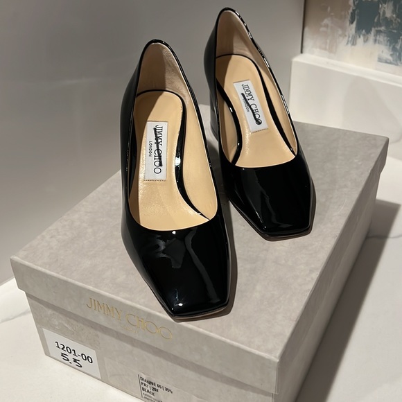 Jimmy Choo Dianne 65 Square Toe Pumps - Picture 4 of 8